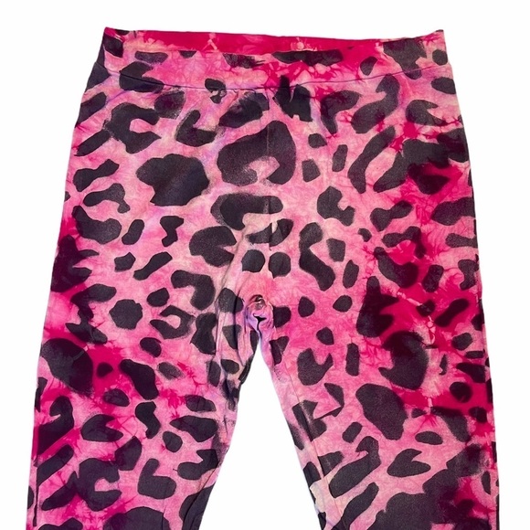 YFB MINI PINK LEOPARD TIE DYE LEGGINGS - Picture 4 of 4